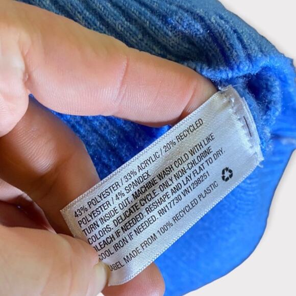 A New Day Striped Colorblock Slouchy Oversized Pullover Crew Neck Sweater - Picture 8 of 9